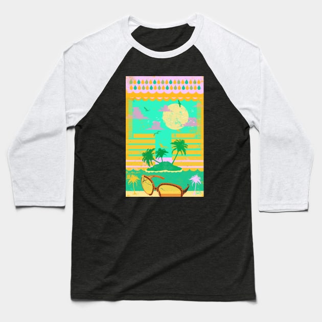 ISLAND VIBES Baseball T-Shirt by Showdeer